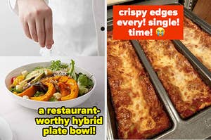 plate bowl and lasagna pan 