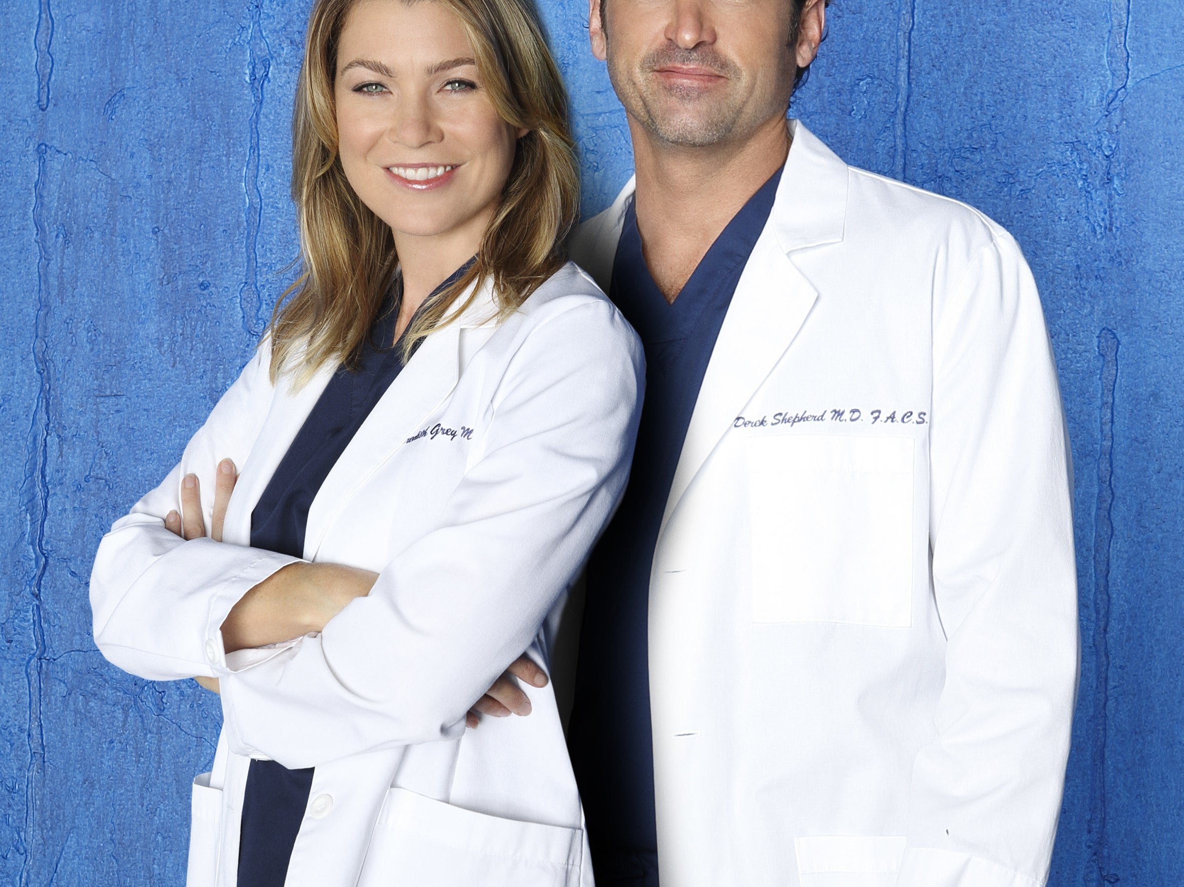 Meredith poses with McDreamy