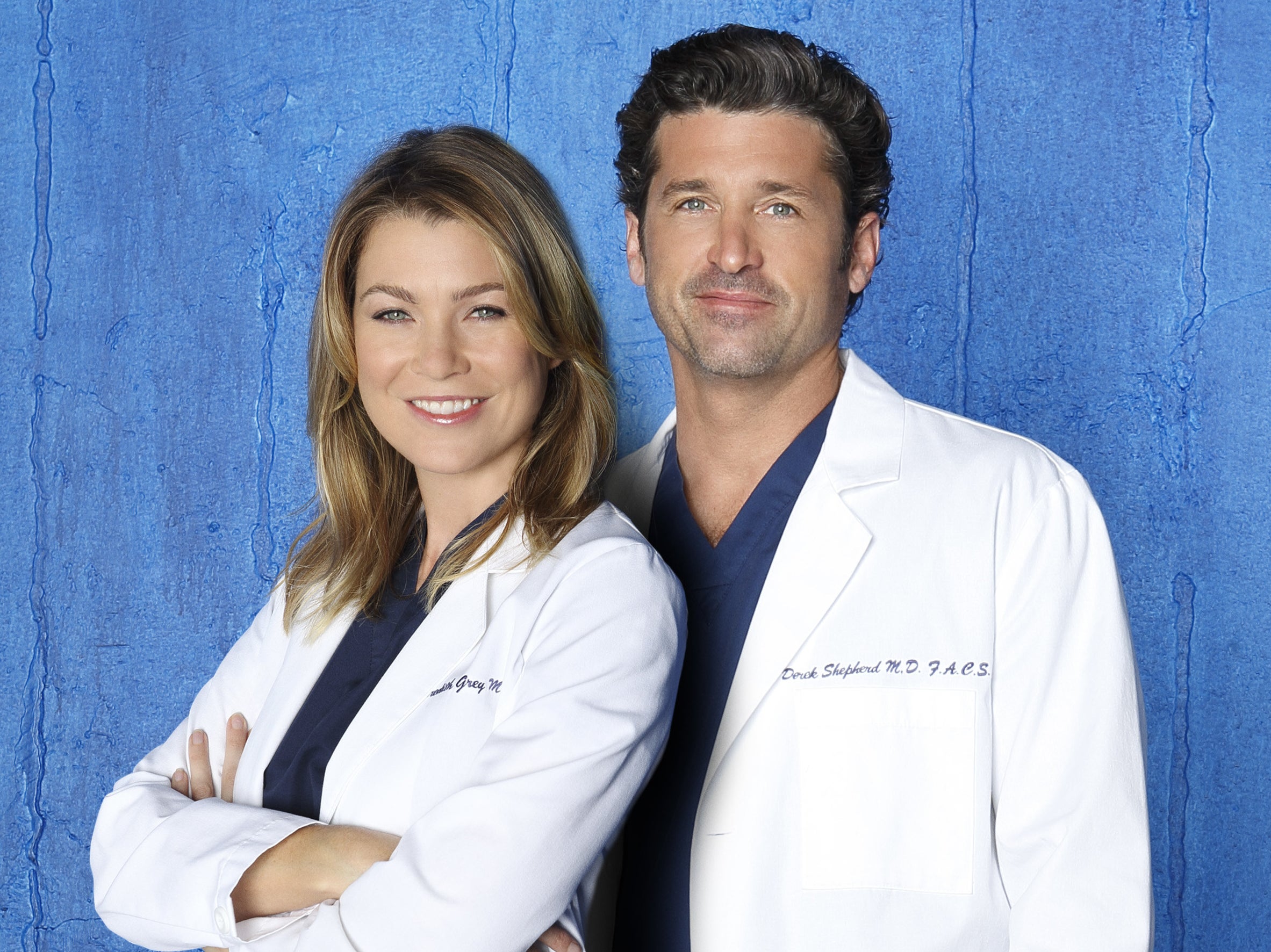 Meredith poses with McDreamy