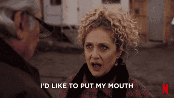 Gif of someone telling another person, &quot;I&#x27;d like to put my mouth where your mouth is&quot;