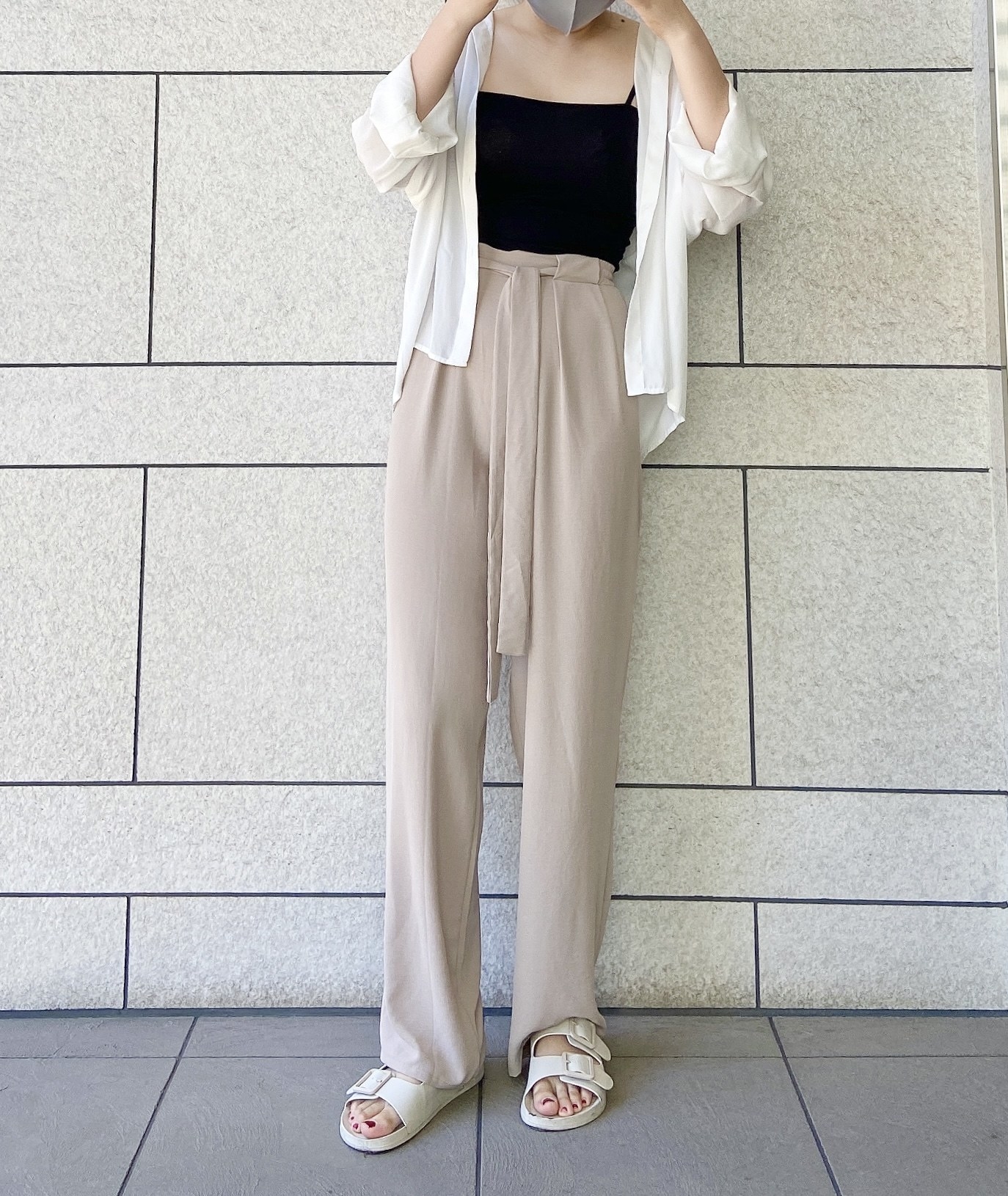 ZARA センタープレスワイドパンツ S www.showme.org