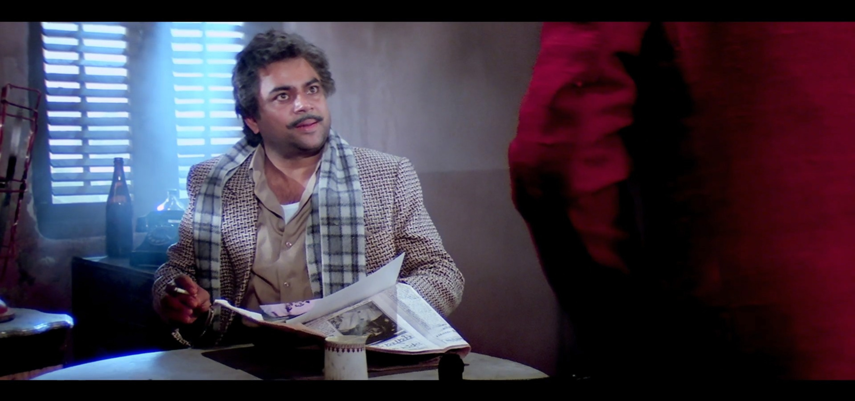 Paresh Rawal as Teja looking angry