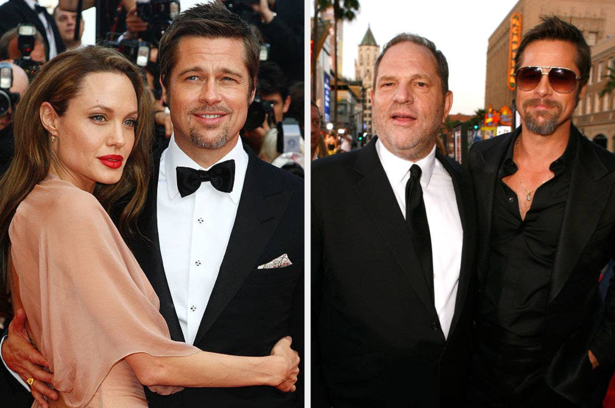 Angelina Jolie Hurt Brad Pitt Worked With Harvey Weinstein