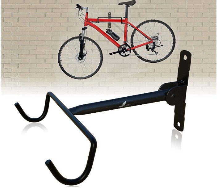 Foto de soporte de pared para bicicleta