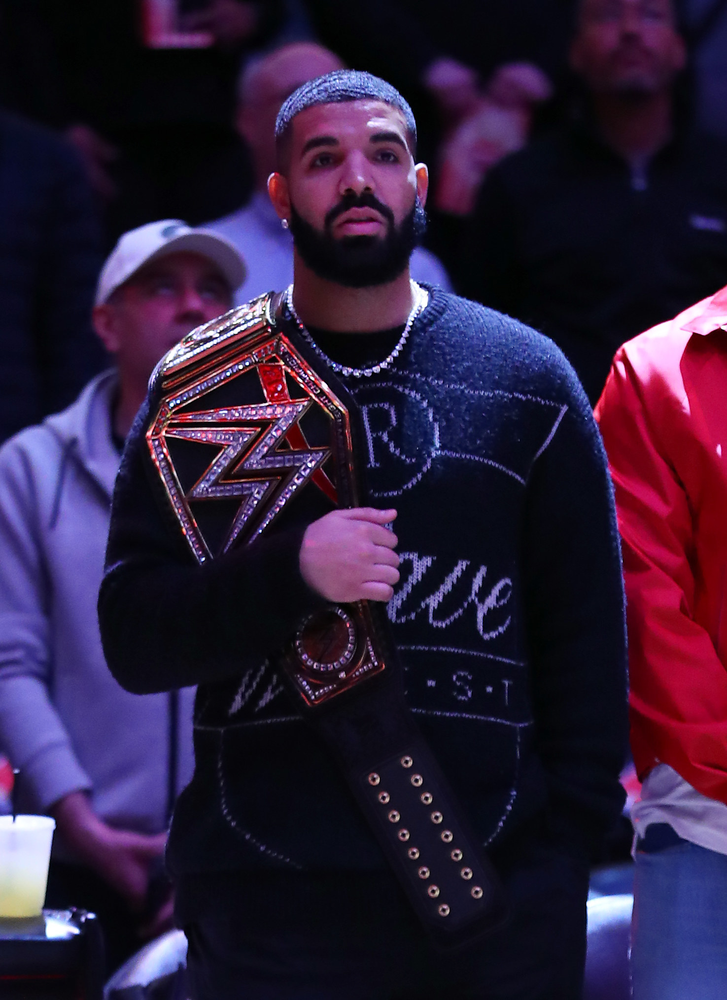 Drake in a sweater