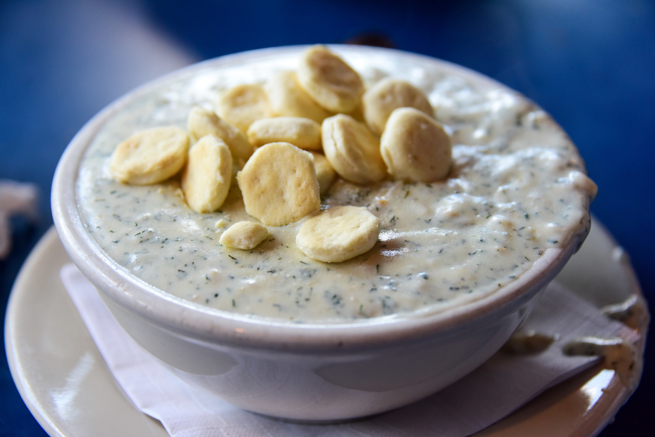 Boston clam chowder.