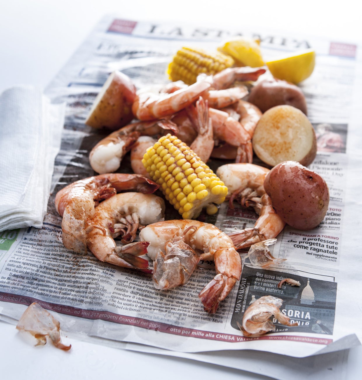 A lowcountry seafood boil.