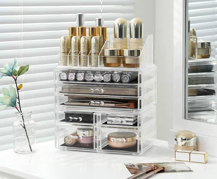 28 Storage Solutions To Buy For Your Massive Makeup Collection