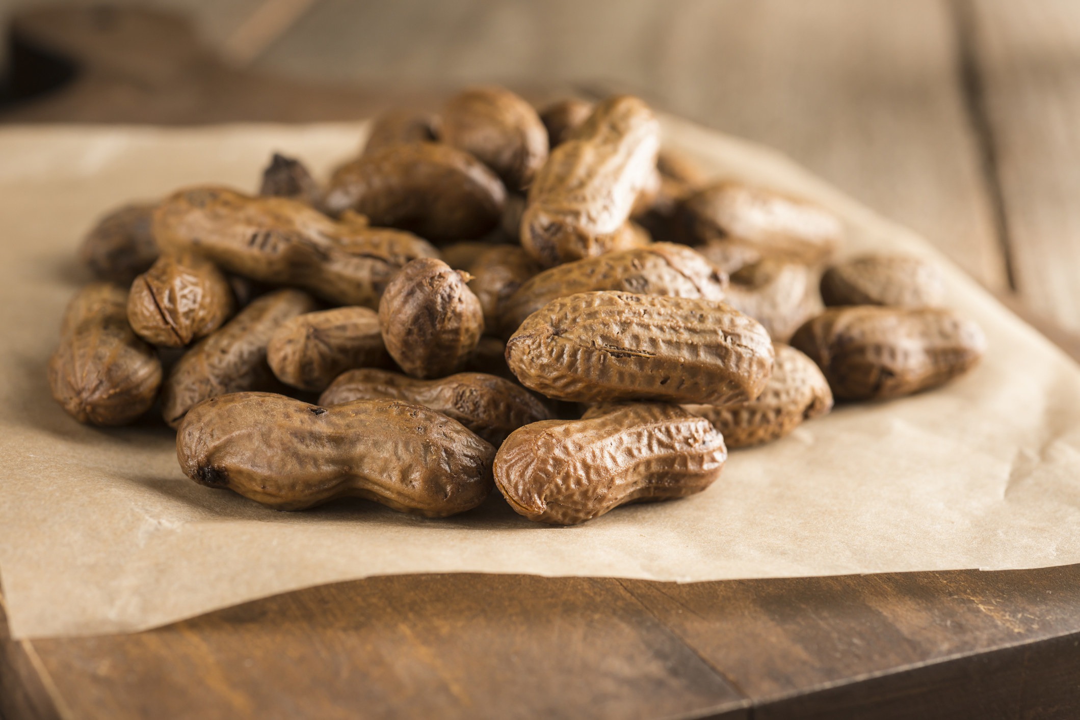 Boiled peanuts.