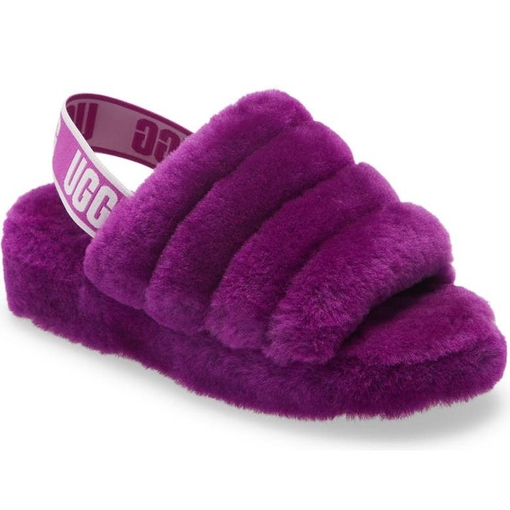 Ugg Fluff Yeahs in purple