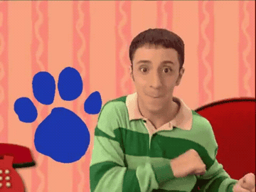 Steve dancing in an old episode of Blue&#x27;s Clues