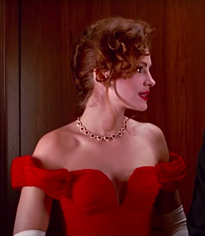 pretty woman red dress hairstyle 25 of the Most Iconic Beauty Looks from the Silver Screen