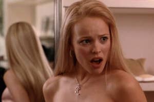 regina george from mean girls looking disgusted