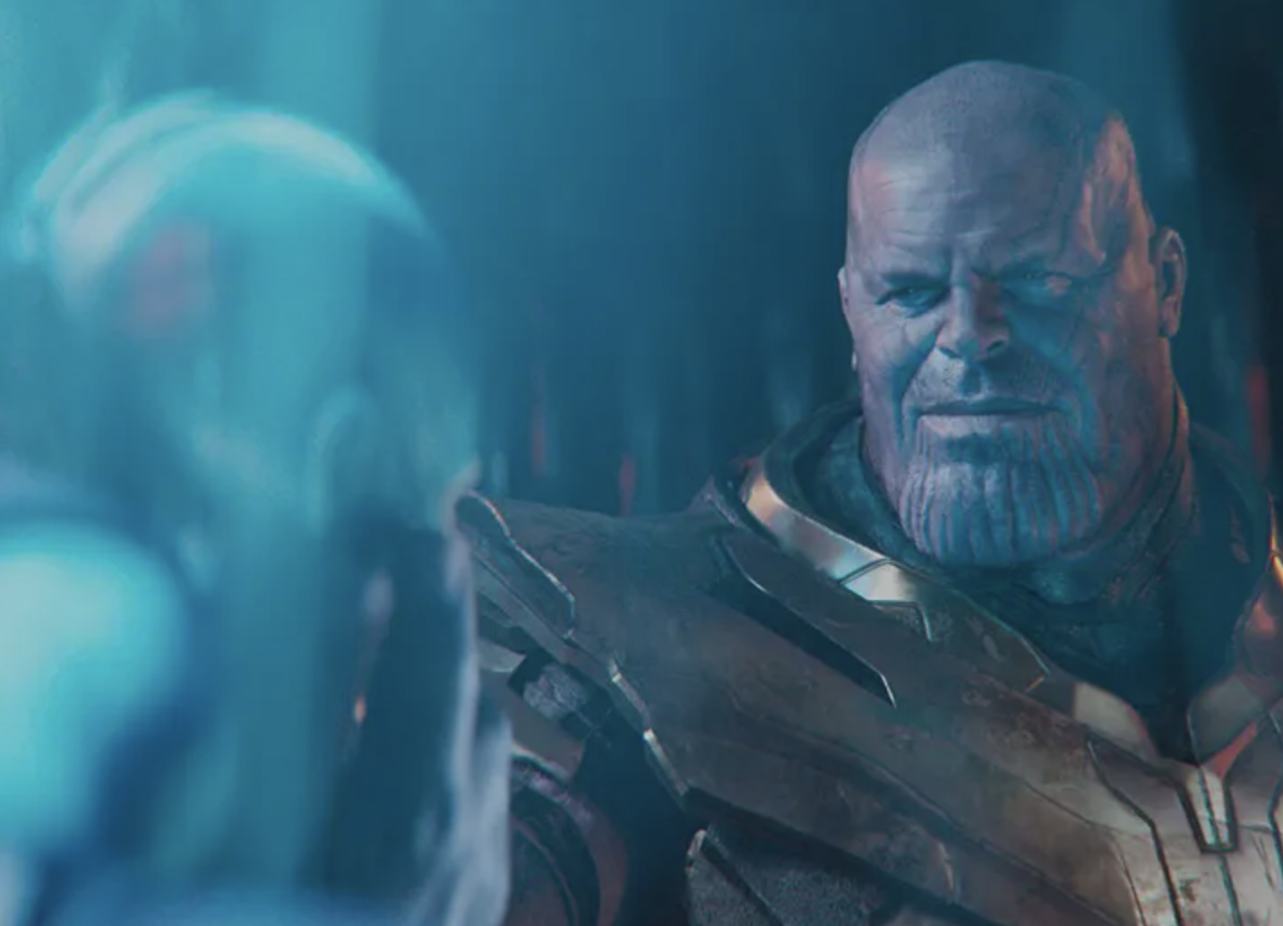 thanos looks at nebula