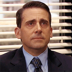 Michael Scott from &quot;The Office&quot; crying