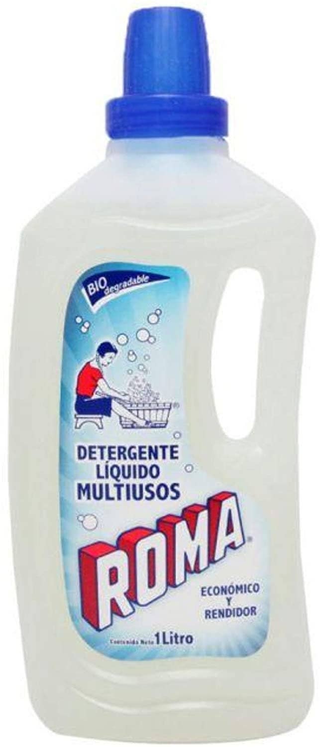 Botella de detergente líquido biodegradable