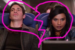 Danny and Mindy from "The Mindy Project"