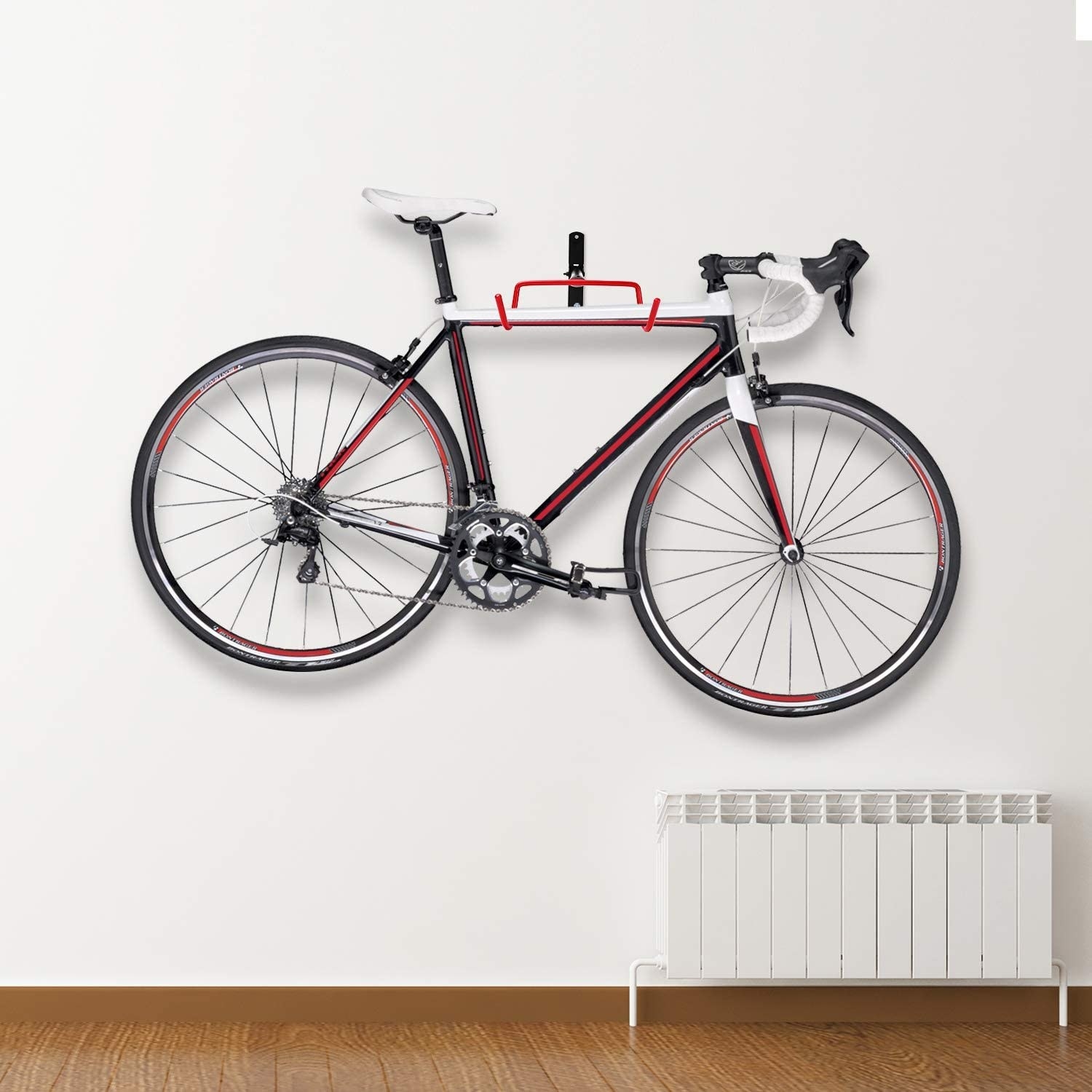 Gancho para acomodar bicicletas en el pared