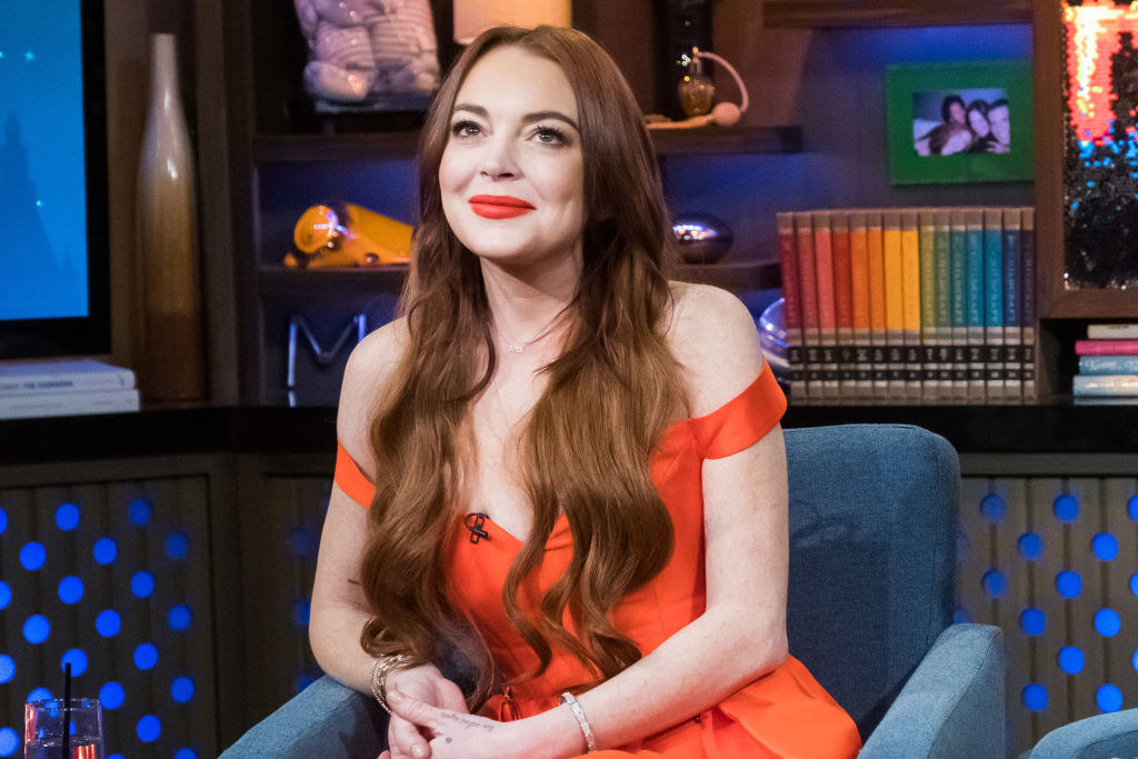 Lindsay on a talkshow