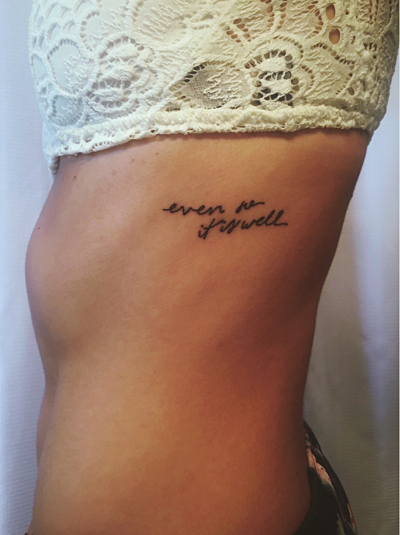 &quot;even so, it&#x27;s well&quot; tattoo