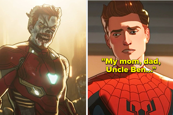 Peter Parker mentioning Uncle Ben and zombie Tony Stark