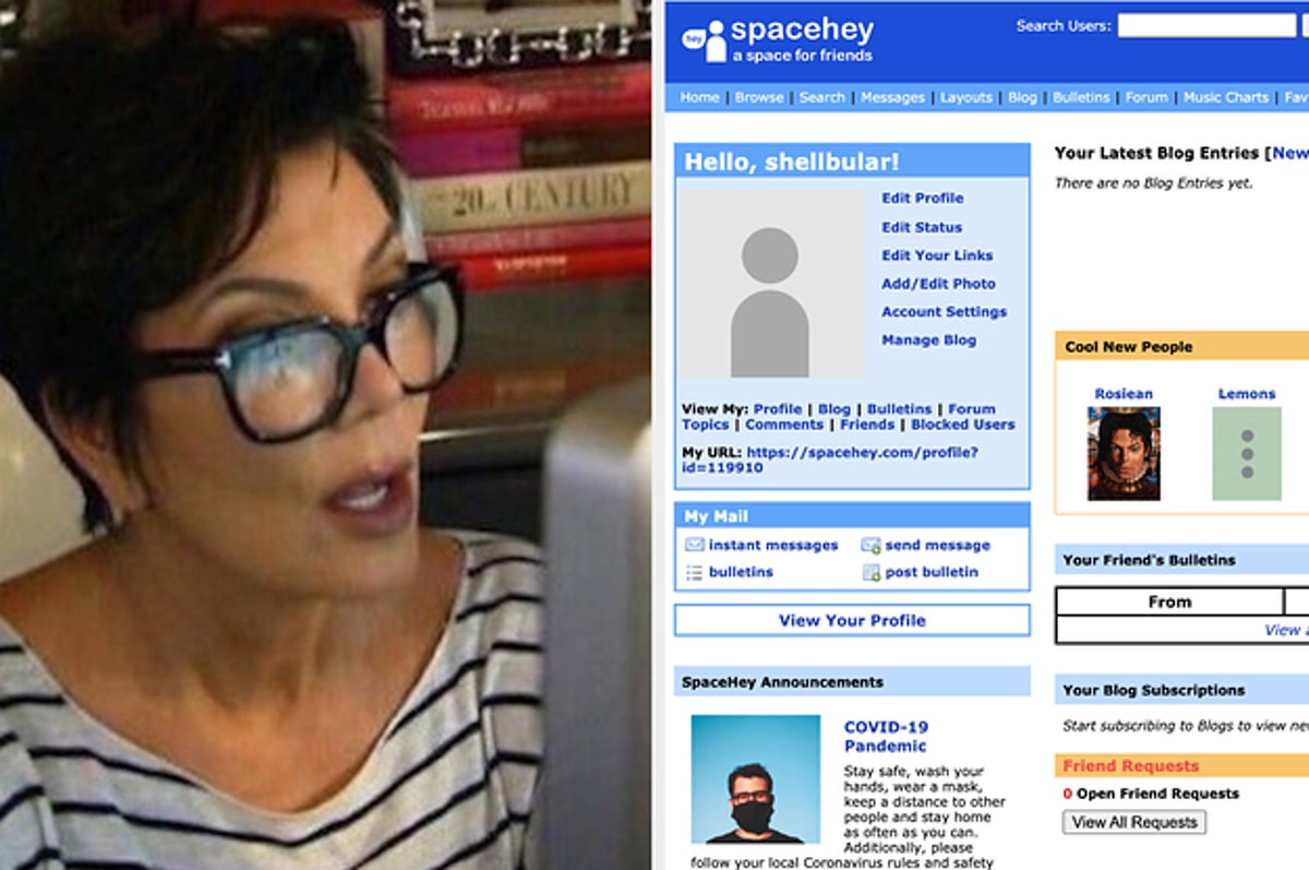 SpaceHey Is Literally An Old MySpace And I'm So Excited