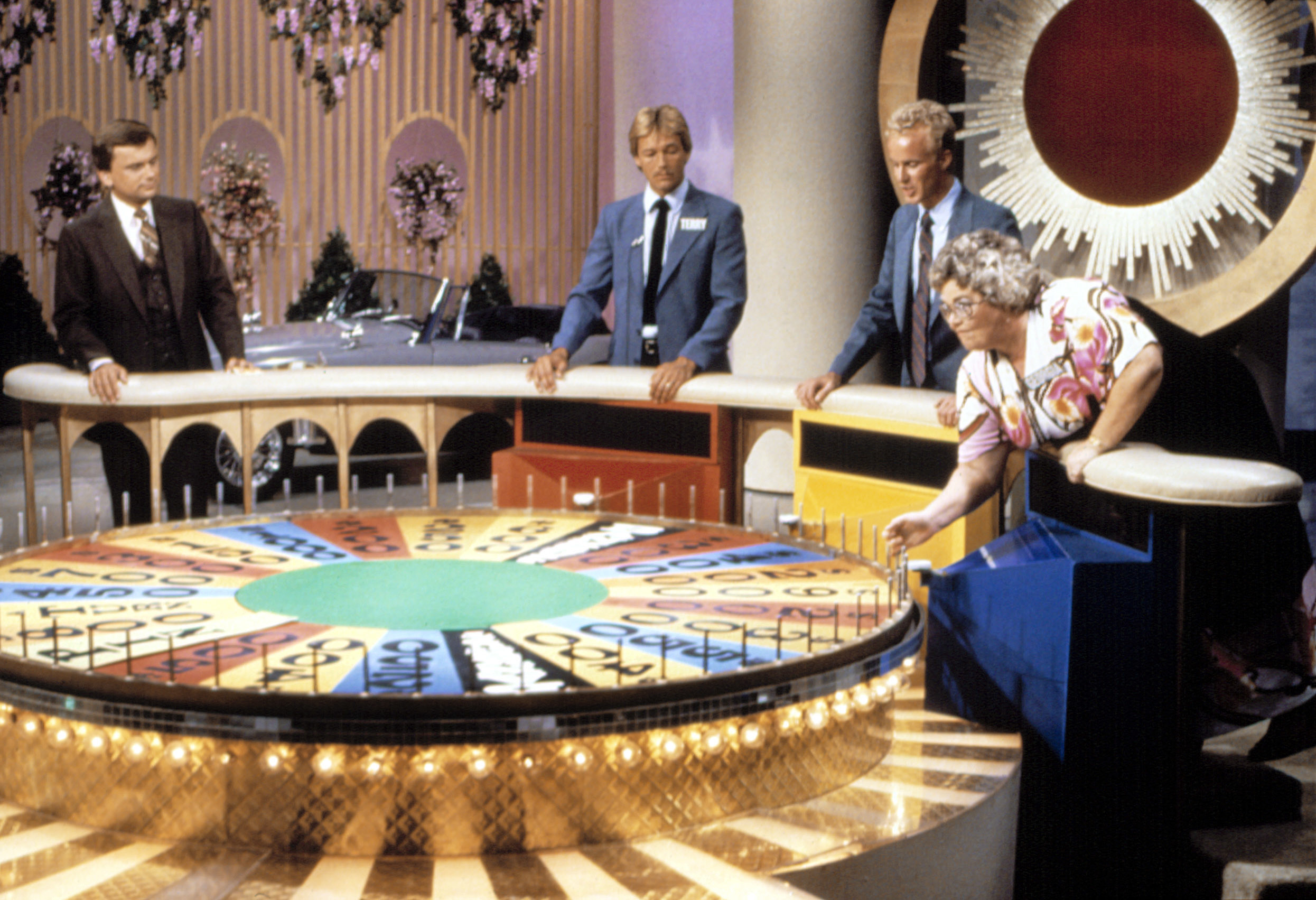 People playing &quot;Wheel of Fortune&quot;