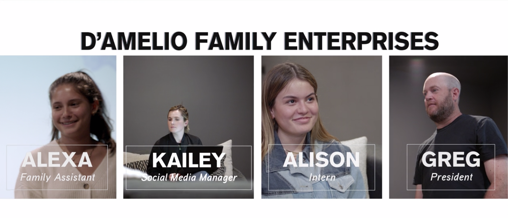 A gallery of the D'Amelio Family workers