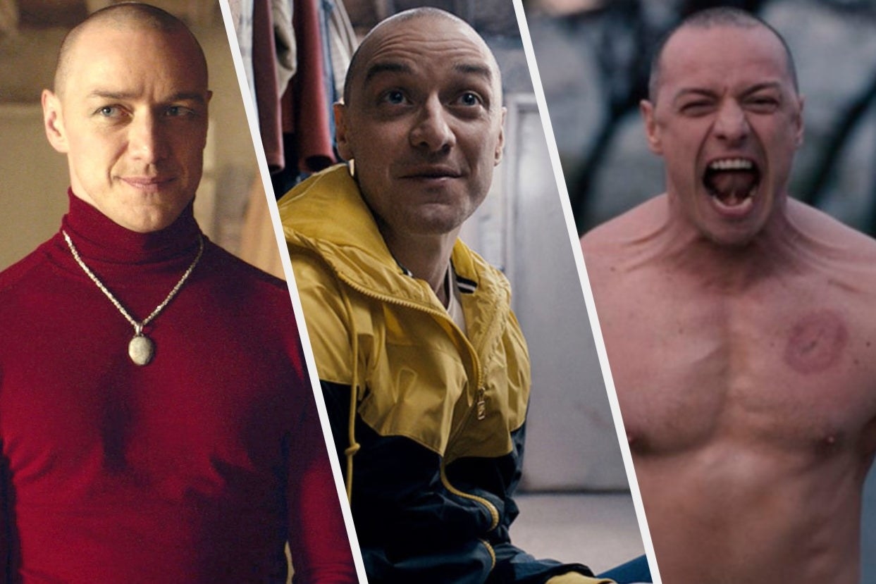 Three of James McAvoy&#x27;s characters from Split