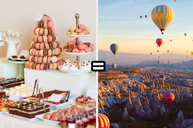 Wedding desserts equal Turkey balloon festival