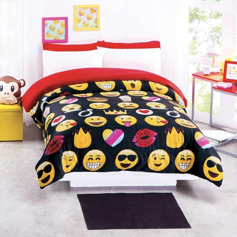 Cobertor con emojis