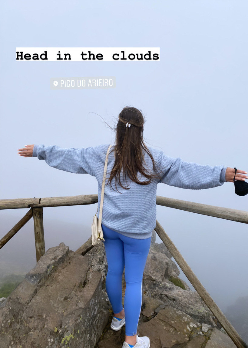 person standing on Pico De Ariero