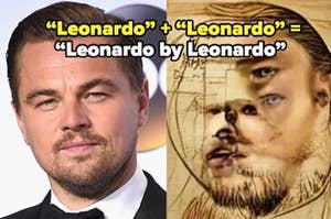 Leonardo DiCaprio in the style of Leonardo Da Vinci