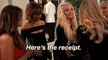 Gif of Erika Jayne saying &quot;Here&#x27;s the receipt&quot; on &quot;Real Housewives of Beverley Hills&quot;