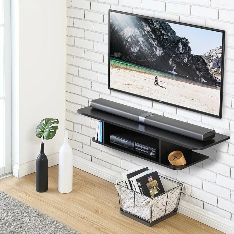 A floating TV stand