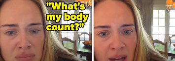 Adele baffled as fan asks her 'body count' during Instagram live