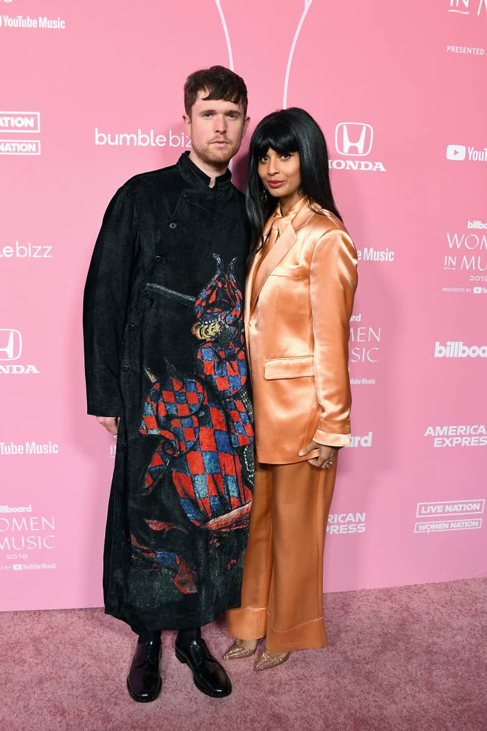 James Blake and Jameela Jamil