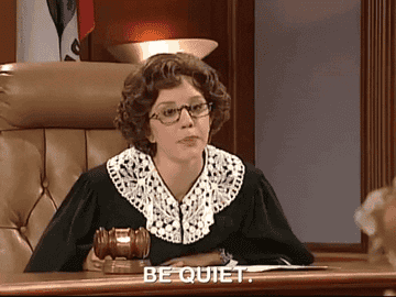Gif of Amanda Bynes as a judge on The Amanda Show