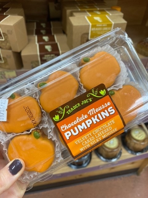 Chocolate Mousse Pumpkins