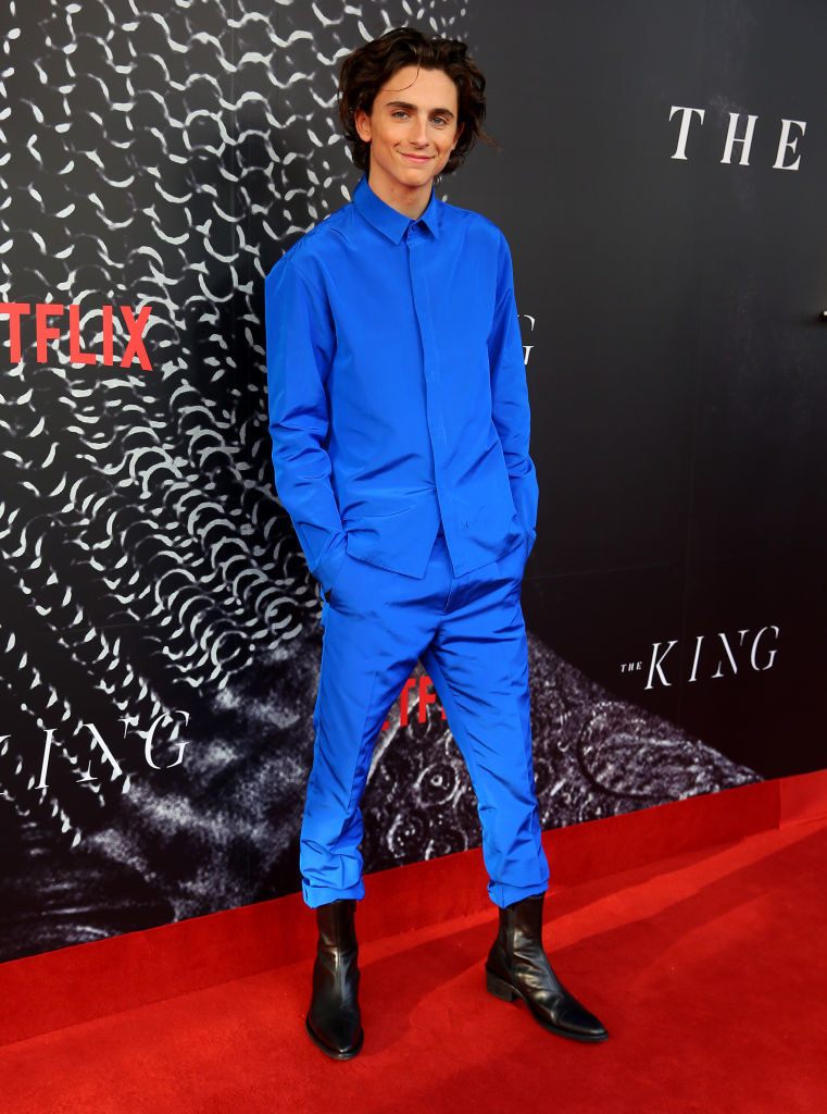 Timothee Chalamet attends the Australian premiere of THE KING