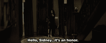 Ghostface saying &quot;Hello Sidney, it&#x27;s an honor&quot;