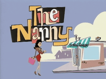 The title card for the show The Nanny
