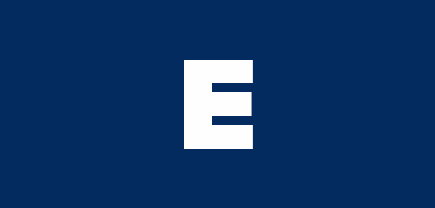 The letter E