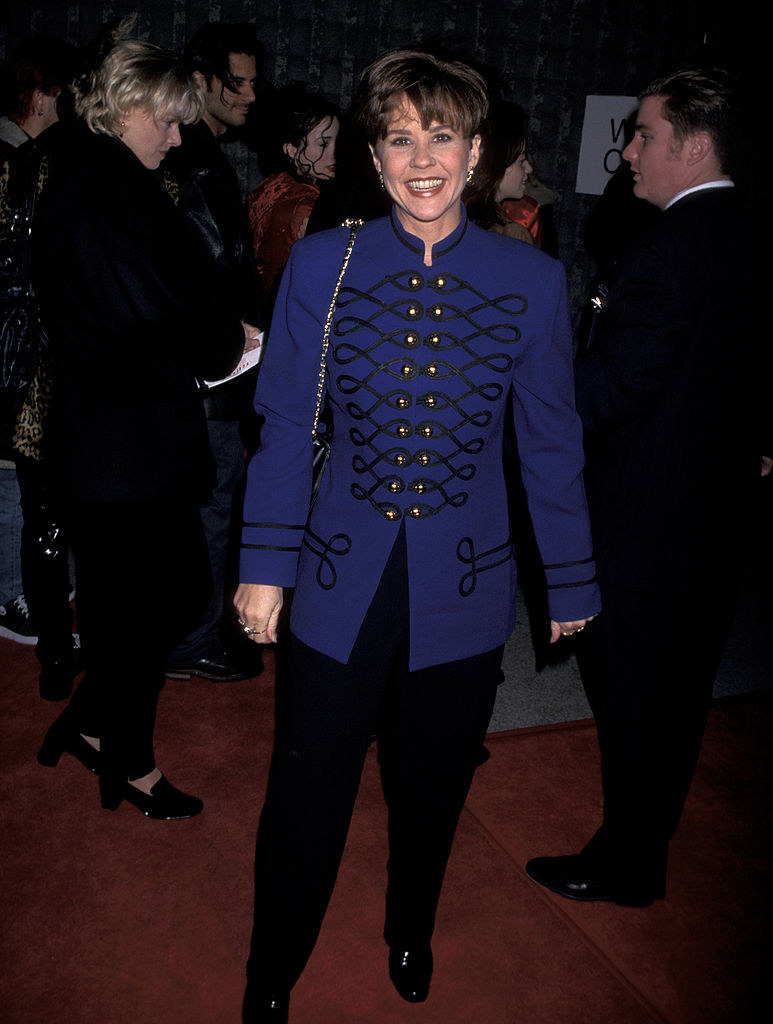 Linda Blair arriving at the Scream world premiere red carpet