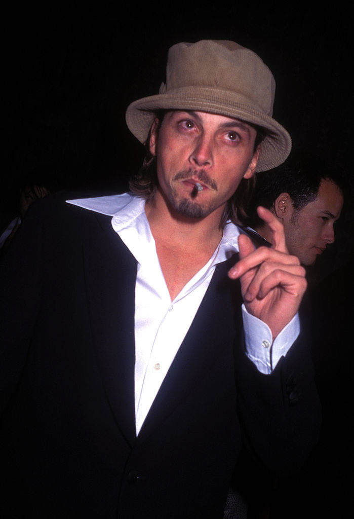 Skeet Ulrich arriving at the Scream world premiere red carpet