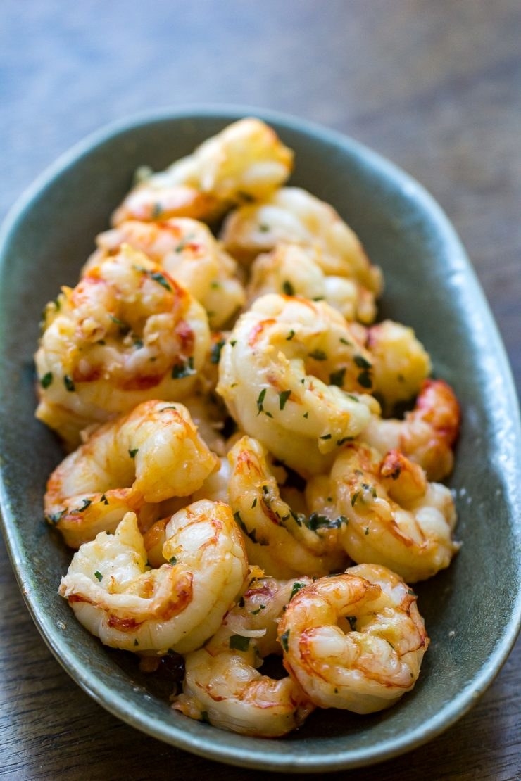 Garlic Parmesan shrimp.