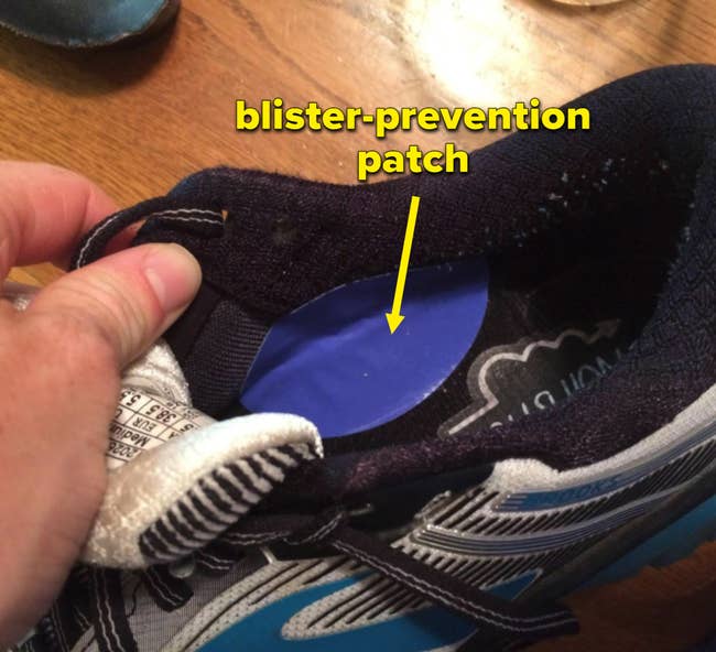 reviewer image with patch applied to the side of sneaker