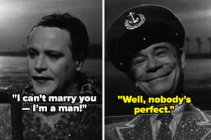 Jerry and Osgood from "Some Like it Hot"