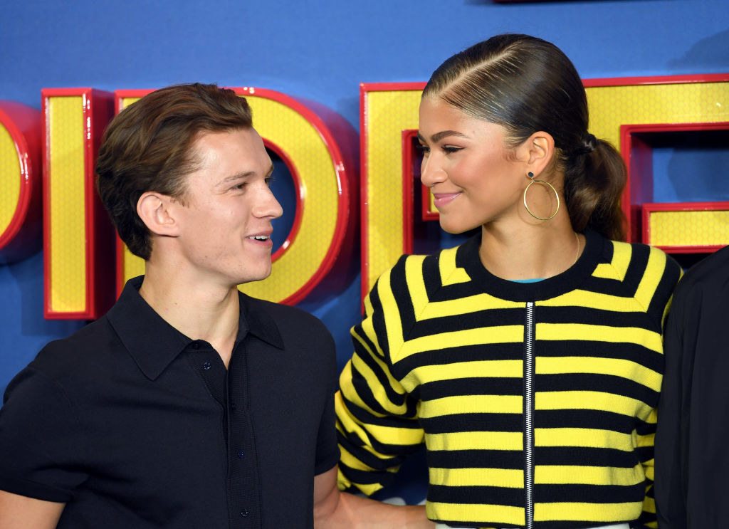 Tom Holland and Zendaya attend the &quot;Spider-Man : Homecoming&quot;