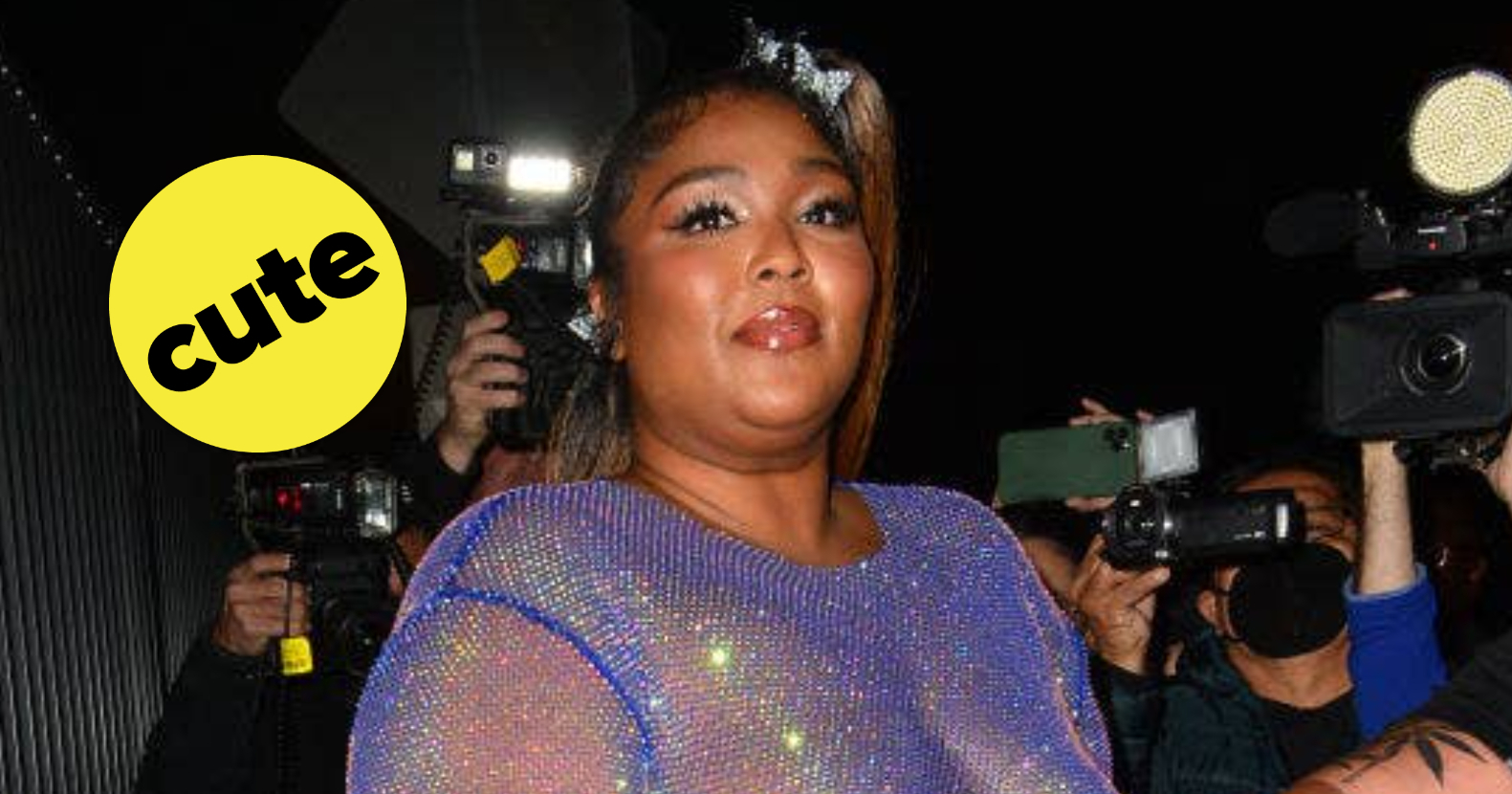 Lizzo wears see-through dress to Cardi B's party and fans are loving it